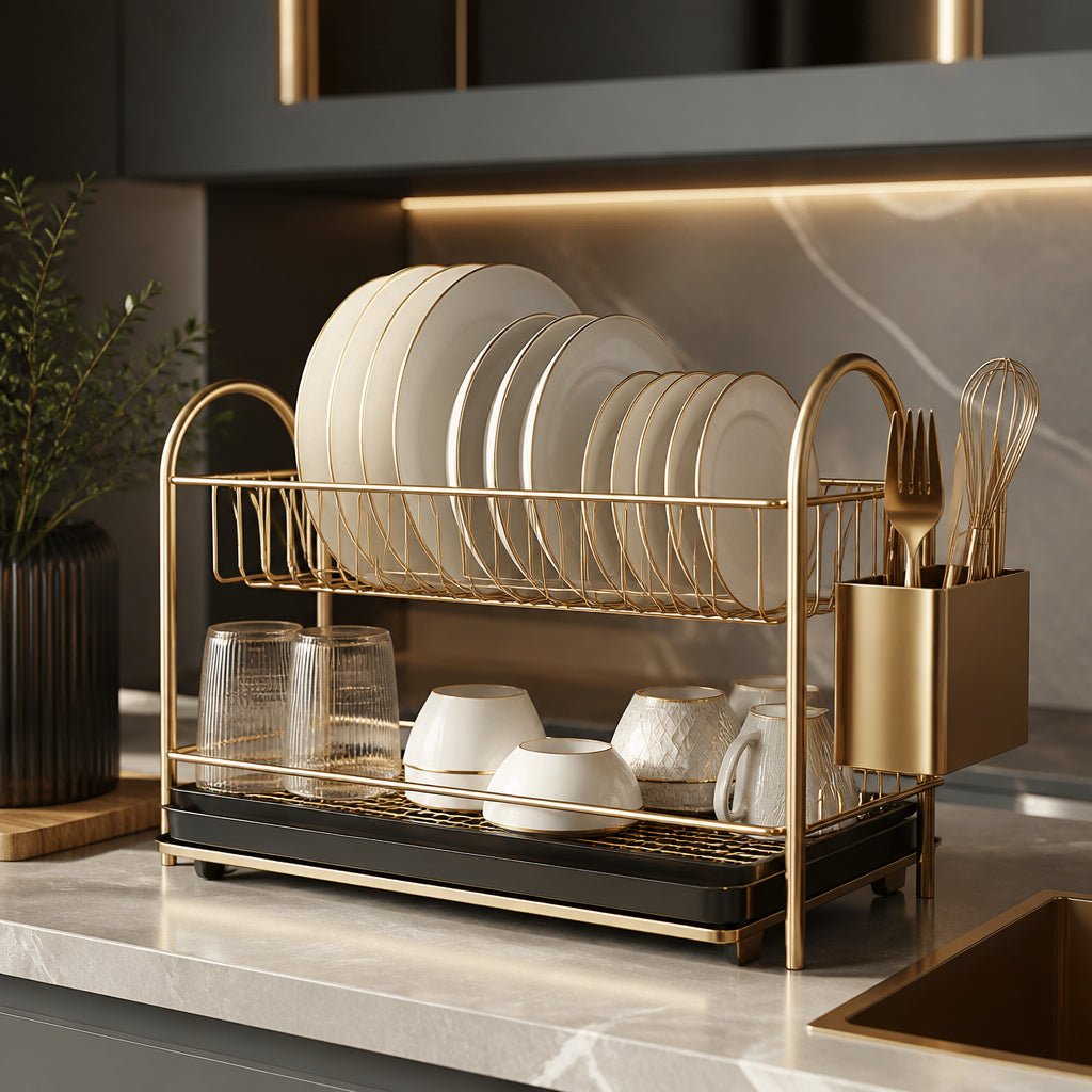 Égouttoir Design : Transformer un Accessoire Banal en Élément Décoratif