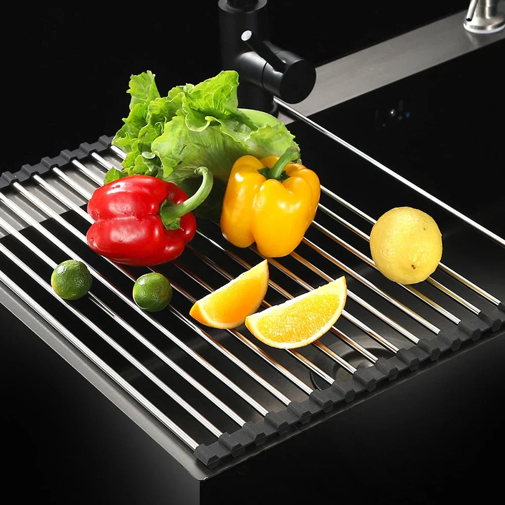 Egouttoir Vaisselle Pliable Inox
