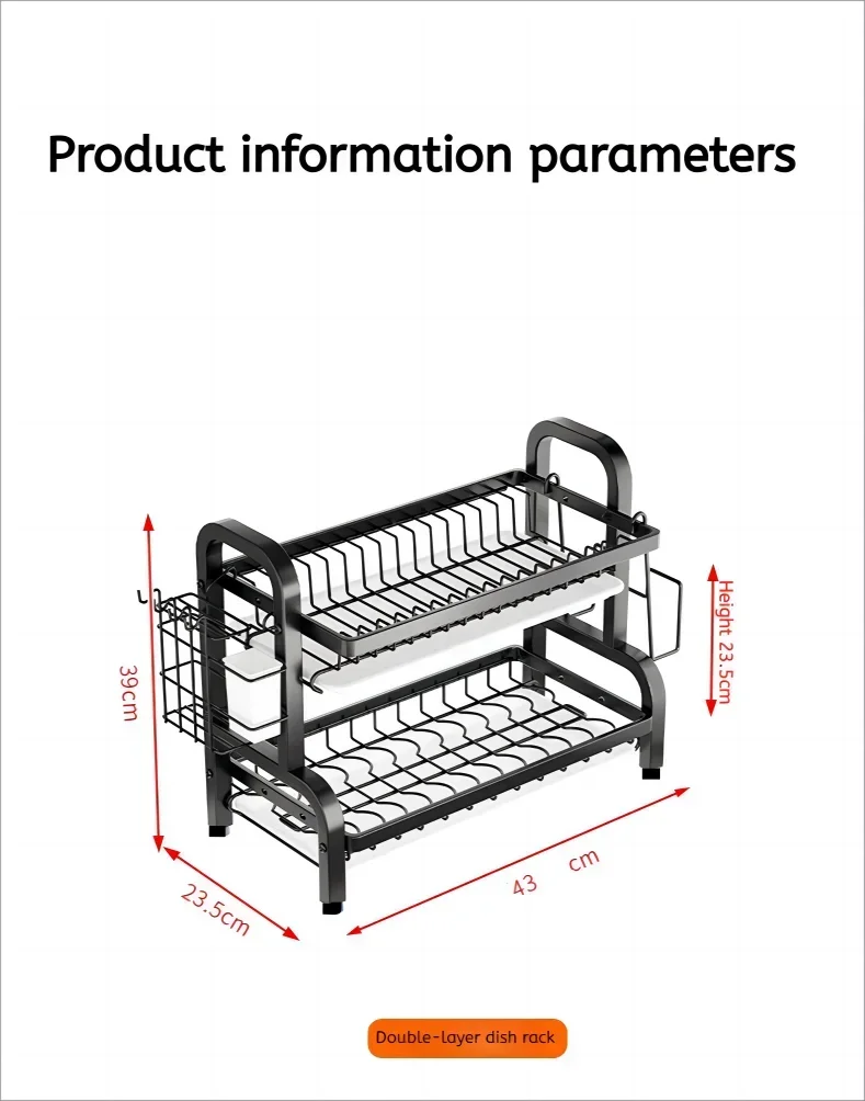 Egouttoir Inox Avec Plateau