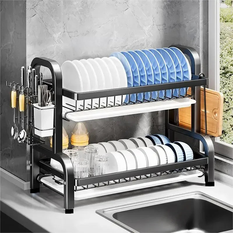 Egouttoir Inox Avec Plateau
