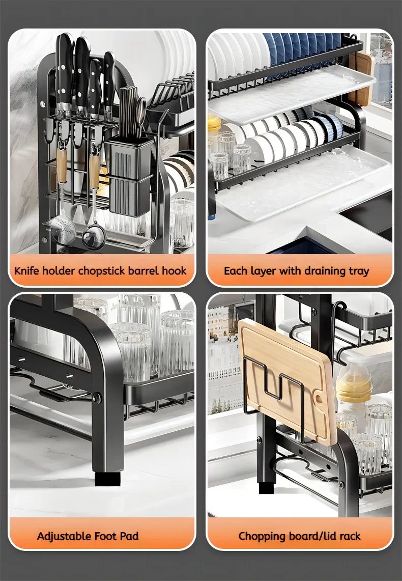 Egouttoir Inox Avec Plateau