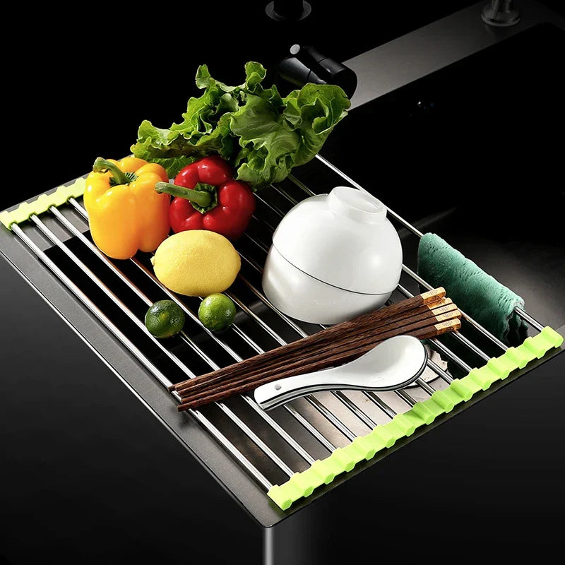 Egouttoir Vaisselle Pliable Inox