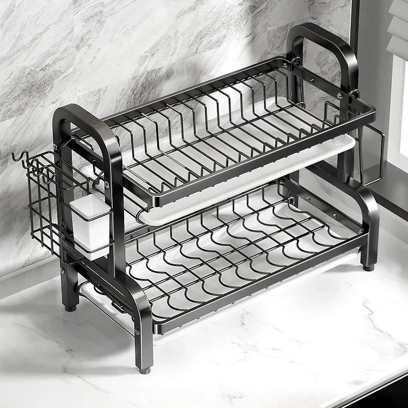 Egouttoir Inox Avec Plateau