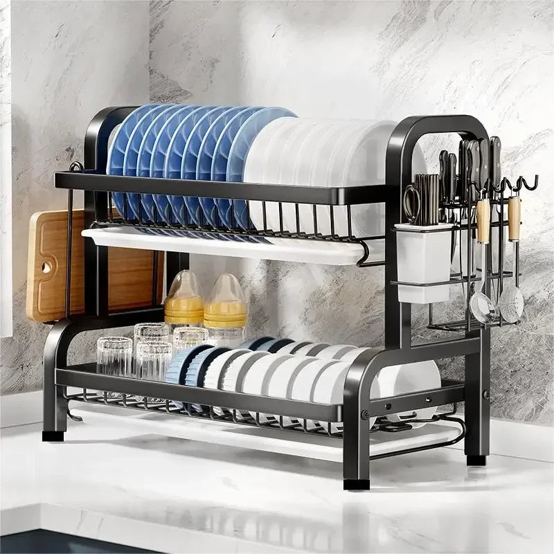 Egouttoir Inox Avec Plateau