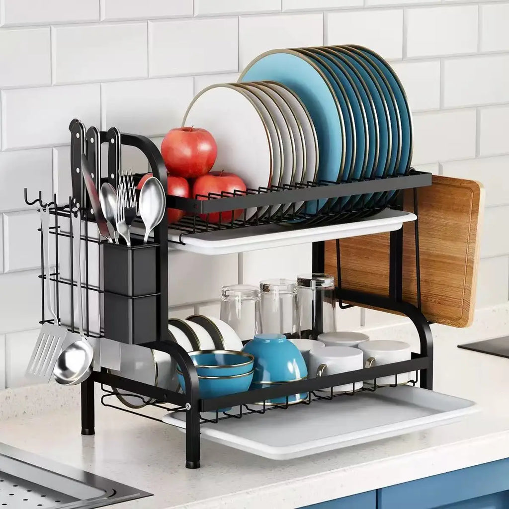Egouttoir Inox Avec Plateau