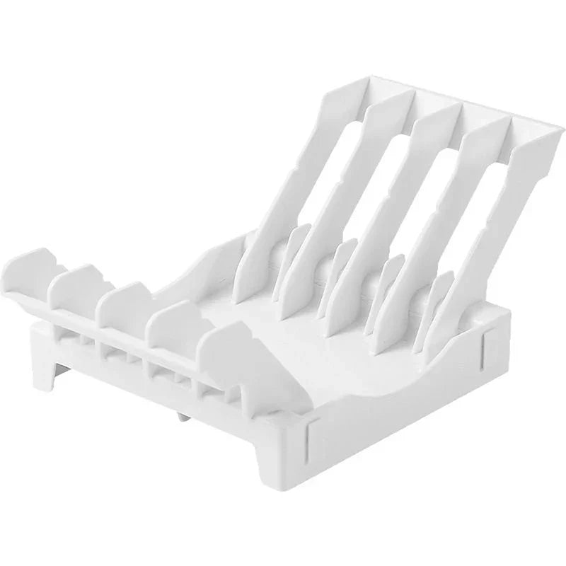 Egouttoir Vaisselle Blanc Et Bois